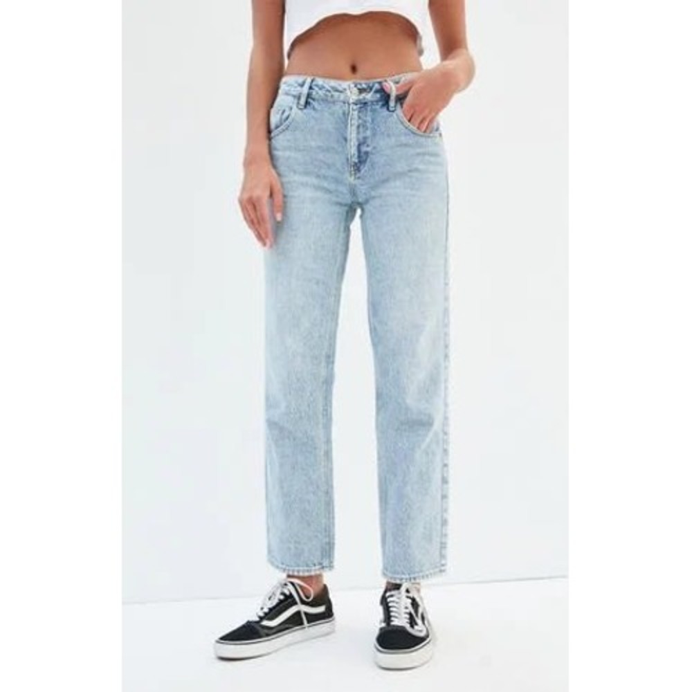 PacSun Low Rise Straight Leg Jeans Size 25 Acid Wash‎ Vintage Y2K Look